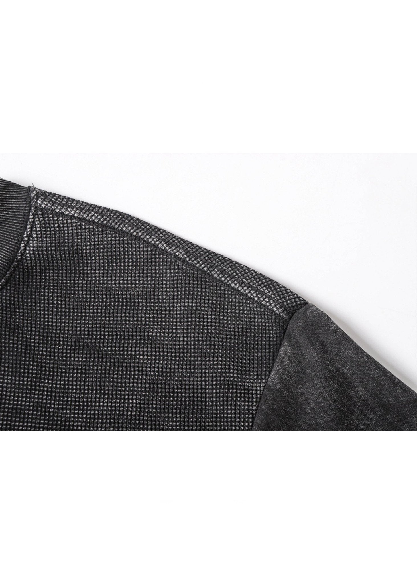 Waffle Knit Washed T-Shirt - Rick Circus