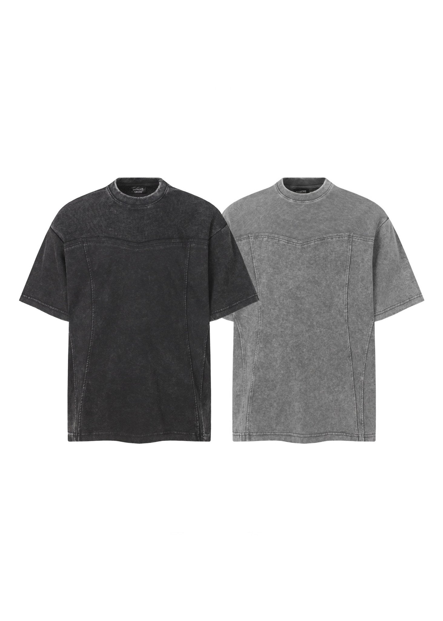Waffle Knit Washed T-Shirt - Rick Circus