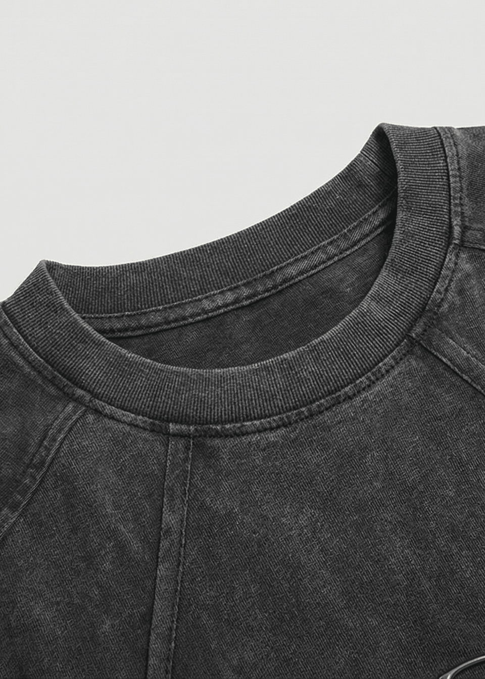 Washed Black Heavyweight T-Shirt - Rick Circus