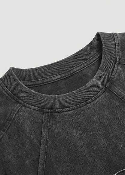 Washed Black Heavyweight T-Shirt - Rick Circus