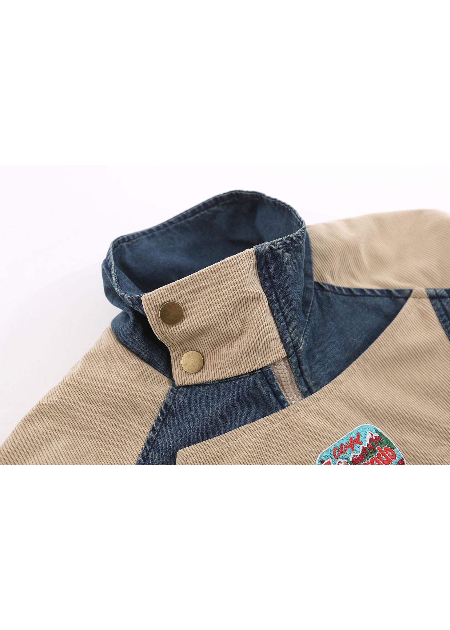 Washed Denim Padded Jacket - Rick Circus