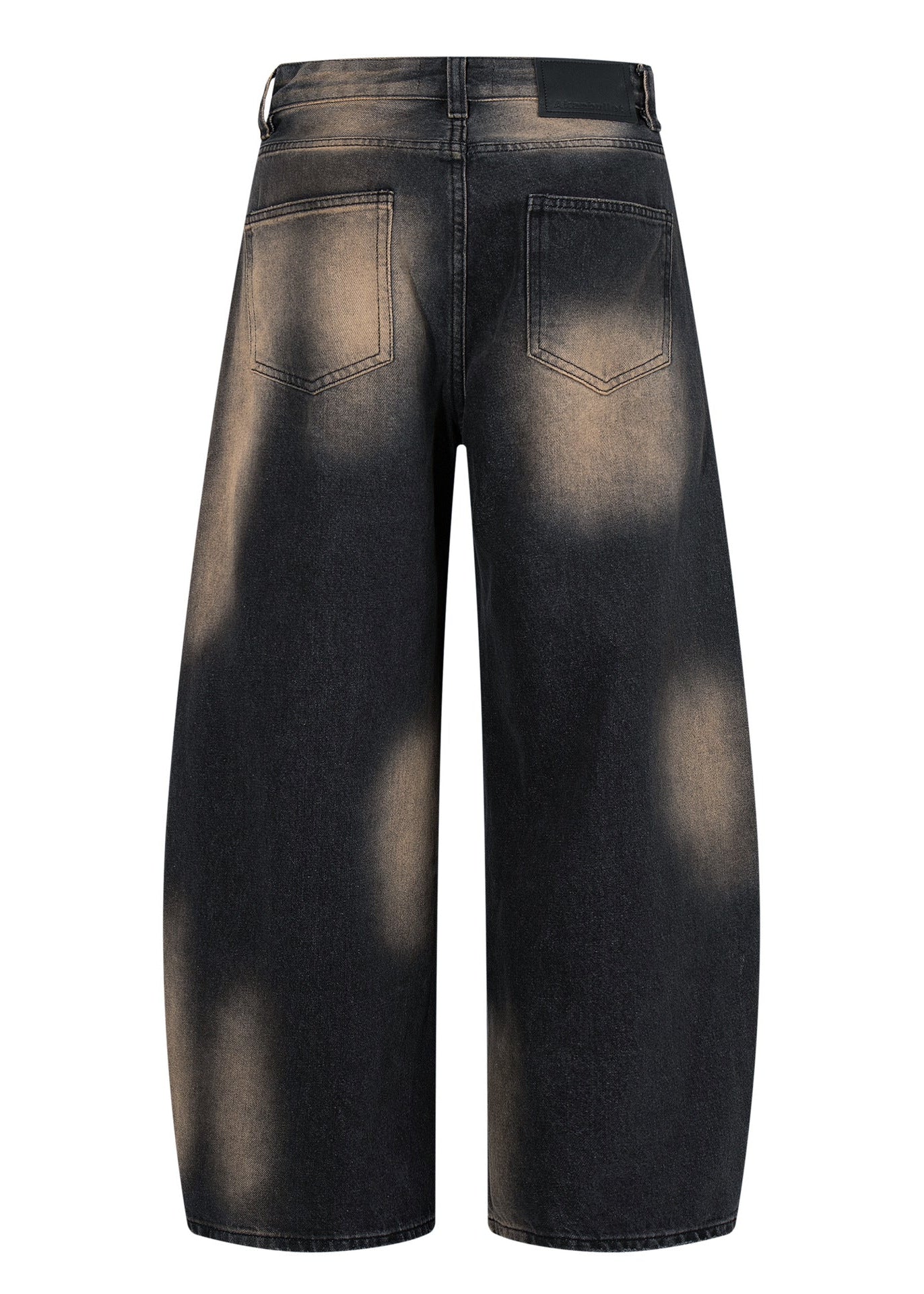 Washed Denim Wide - Leg Jeans - Rick Circus