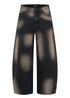 Washed Denim Wide - Leg Jeans - Rick Circus