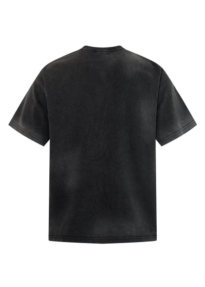 Washed Grunge Graphic T-Shirt - Rick Circus