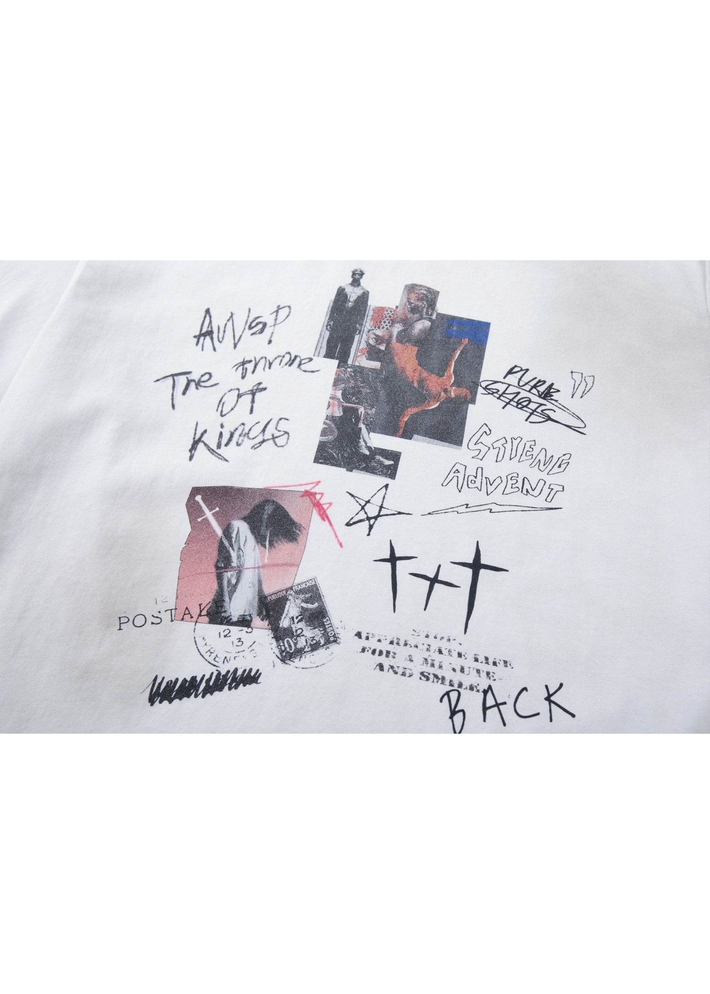 Washed Grunge Graphic T-Shirt - Rick Circus