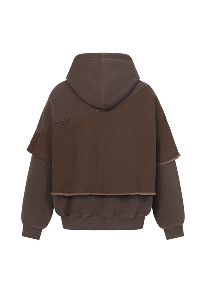 Washed Layered Hoodie - Rick Circus