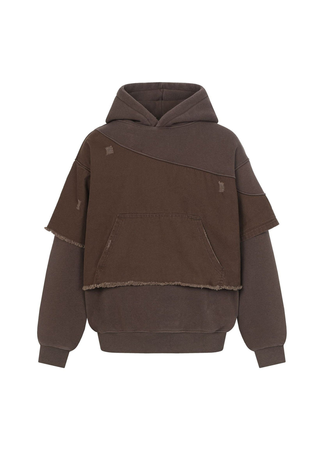 Washed Layered Hoodie - Rick Circus