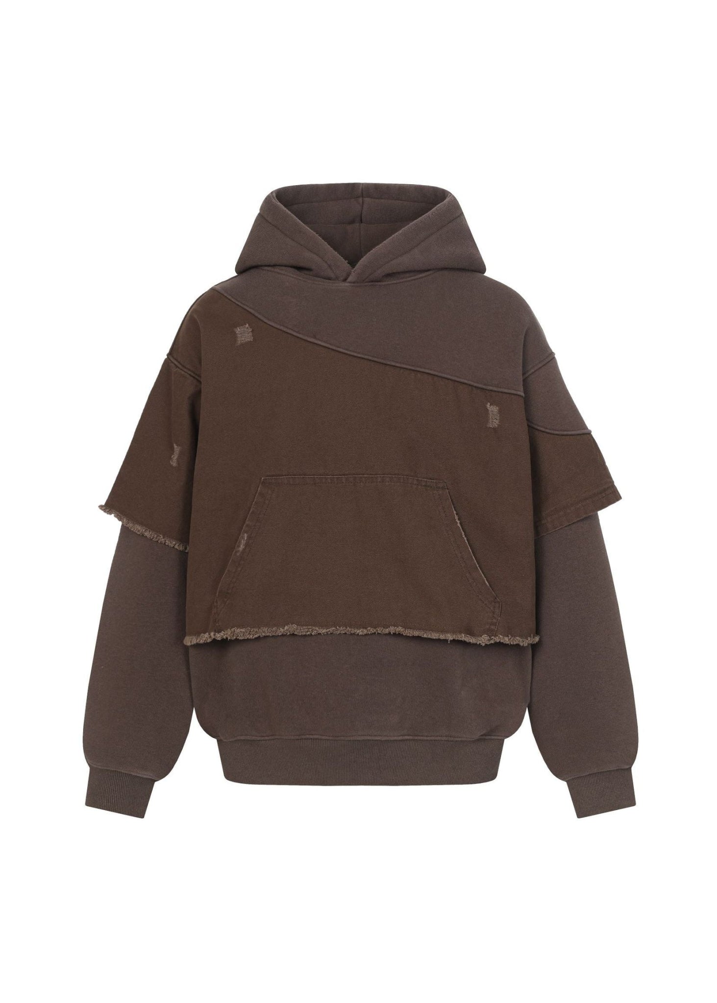 Washed Layered Hoodie - Rick Circus