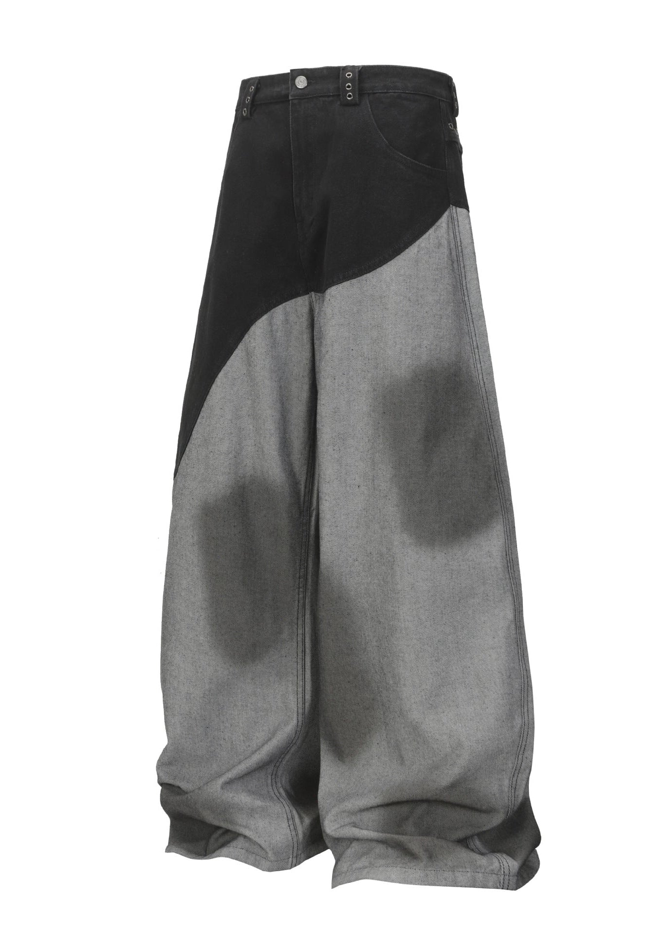 Washed Patchwork Jeans - Rick Circus