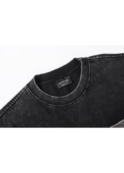 Washed Patchwork T-Shirt - Rick Circus