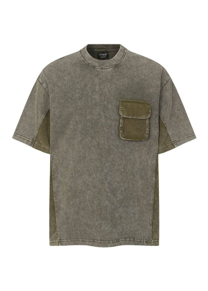 Washed Patchwork T-Shirt - Rick Circus