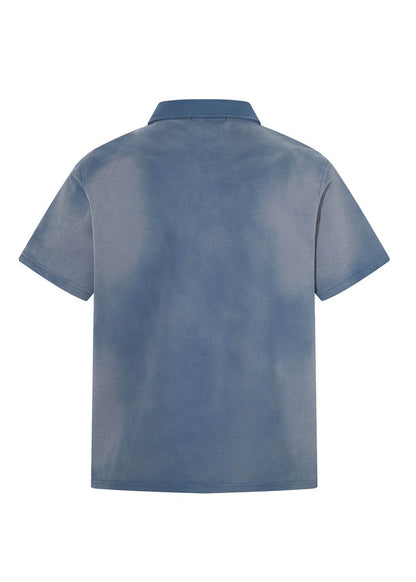 Washed Streetwear Short Sleeve Tee - Rick Circus