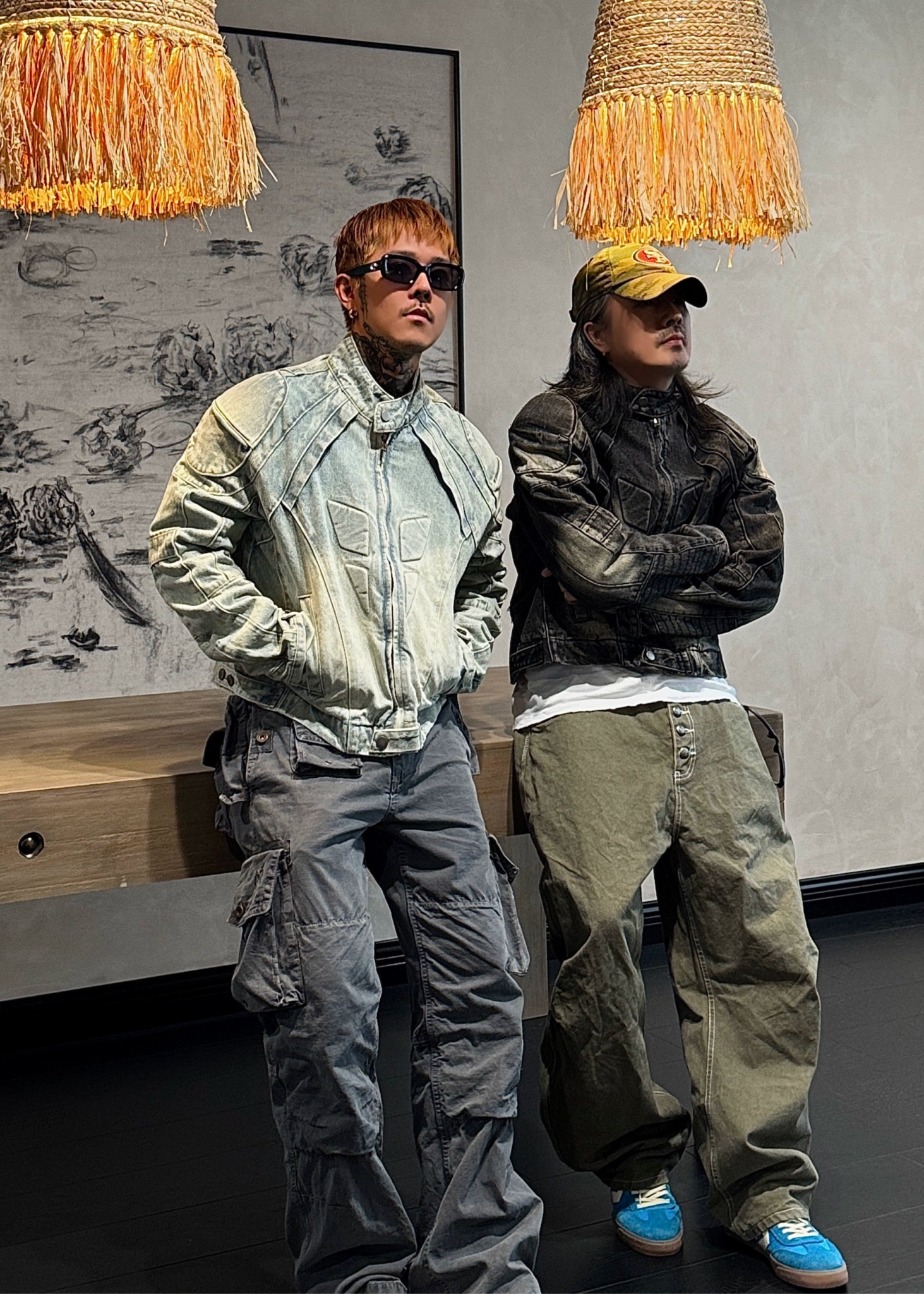 Washed Vintage Denim Jacket - Rick Circus