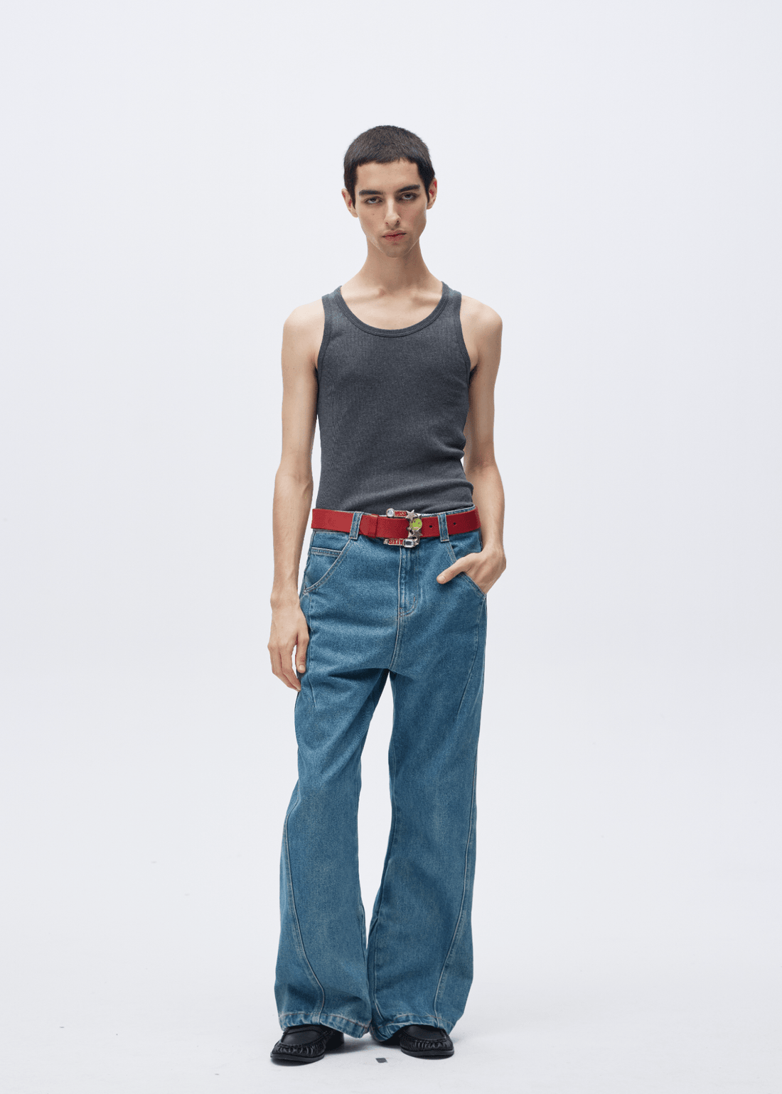 Washed Vintage Micro - Flare Jeans - Rick Circus