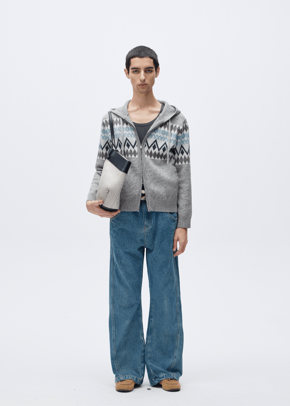 Washed Vintage Micro - Flare Jeans - Rick Circus