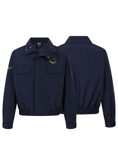 Washed Workwear Harrington Jacket - Rick Circus