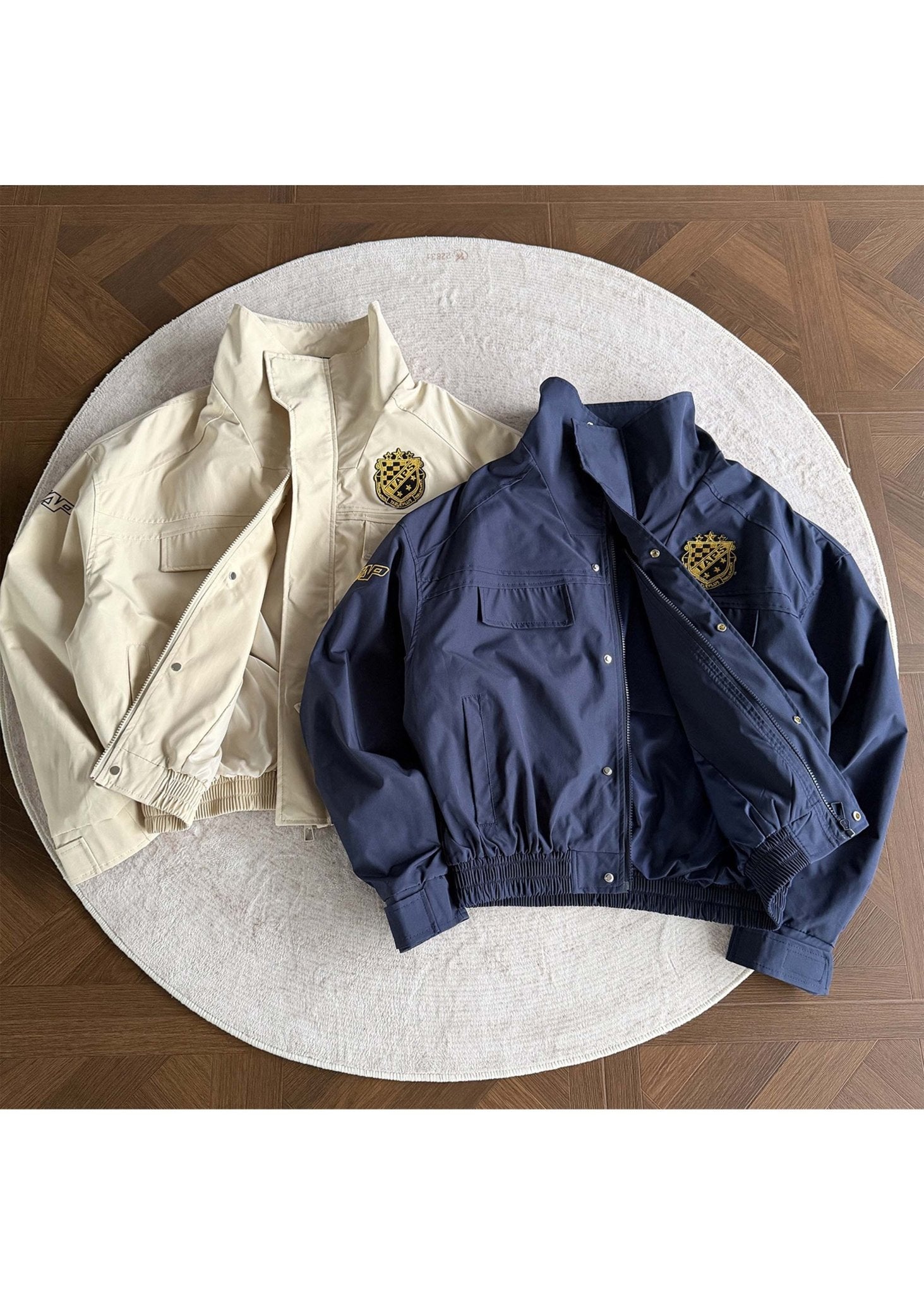 Washed Workwear Harrington Jacket - Rick Circus