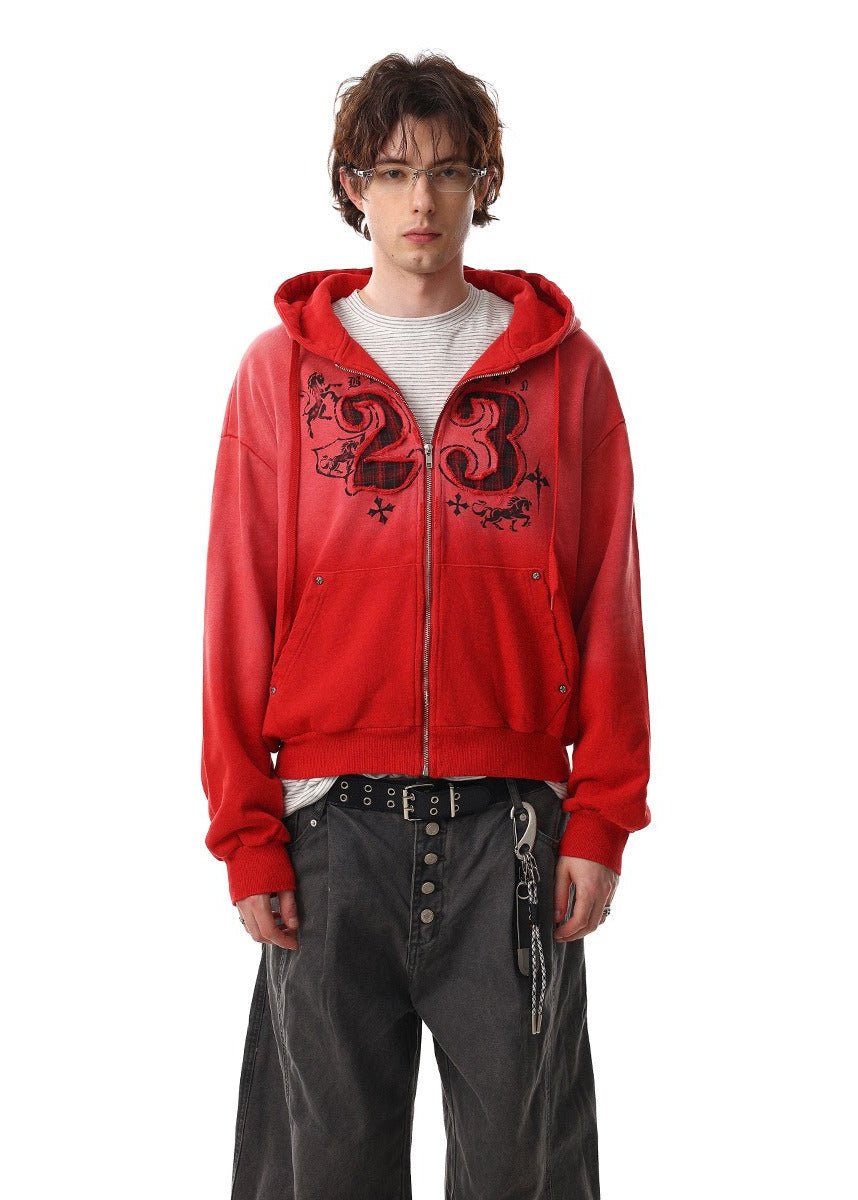 Wasteland Washed Zip - Up Hoodie - Rick Circus