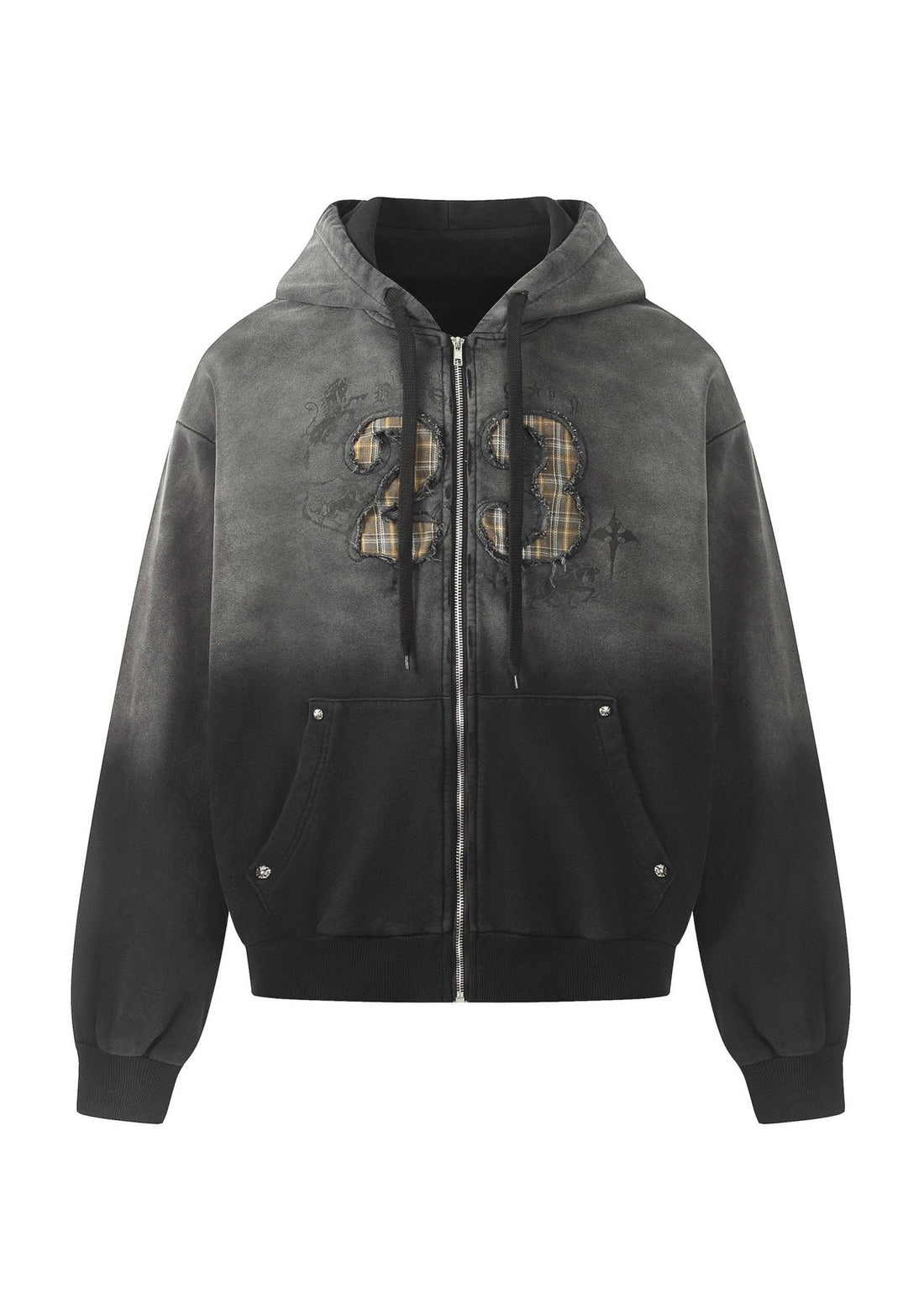 Wasteland Washed Zip - Up Hoodie - Rick Circus