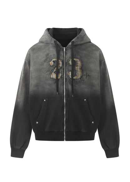 Wasteland Washed Zip - Up Hoodie - Rick Circus