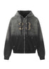 Wasteland Washed Zip - Up Hoodie - Rick Circus