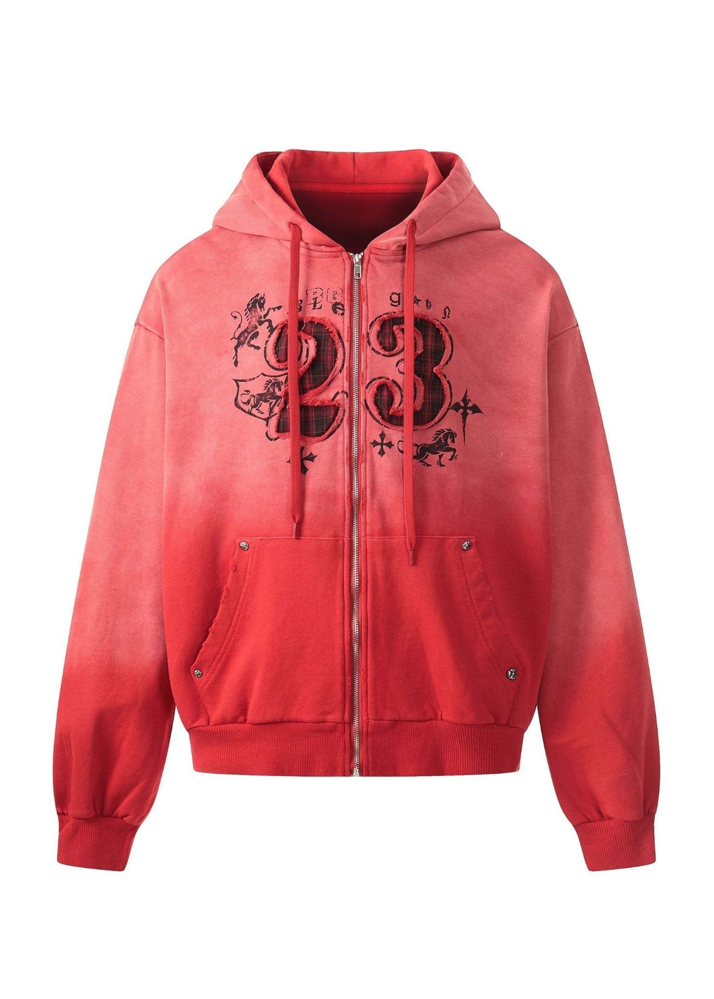 Wasteland Washed Zip - Up Hoodie - Rick Circus