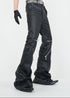 Wax - Coated Flared Jeans - Rick Circus