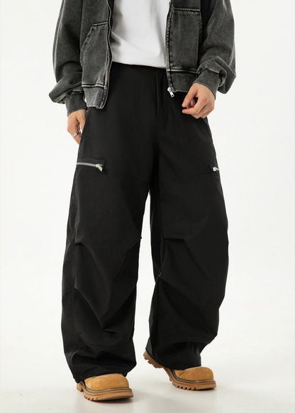 Wide - Leg Cargo Pants - Rick Circus