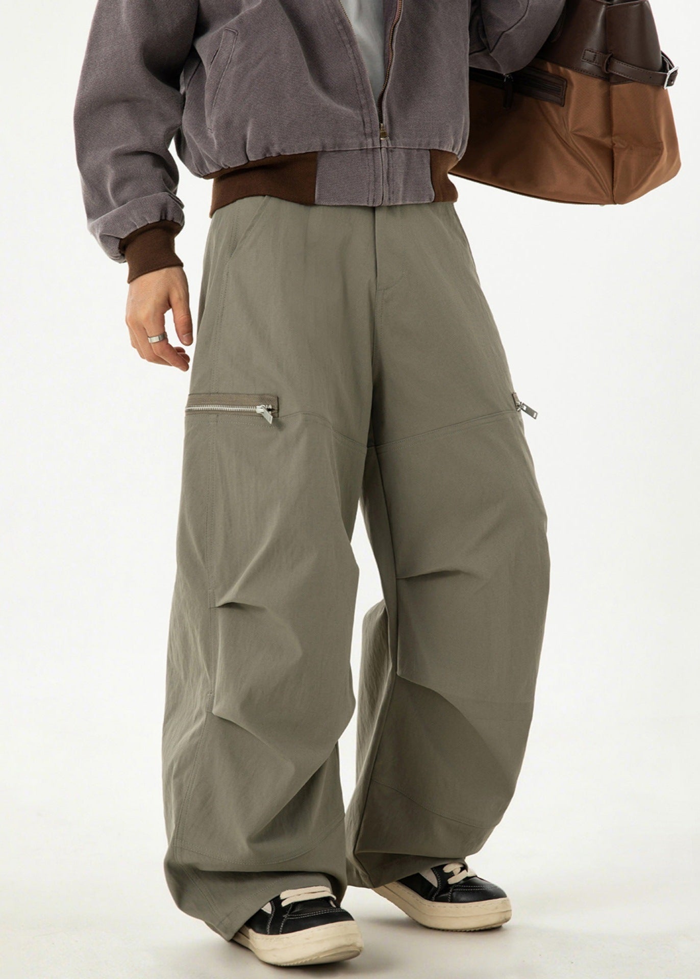 Wide - Leg Cargo Pants - Rick Circus