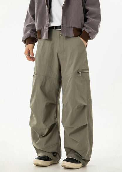 Wide - Leg Cargo Pants - Rick Circus