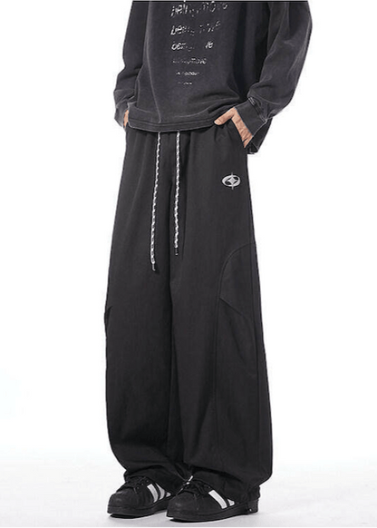 Wide - Leg Cargo Sweatpants - Rick Circus