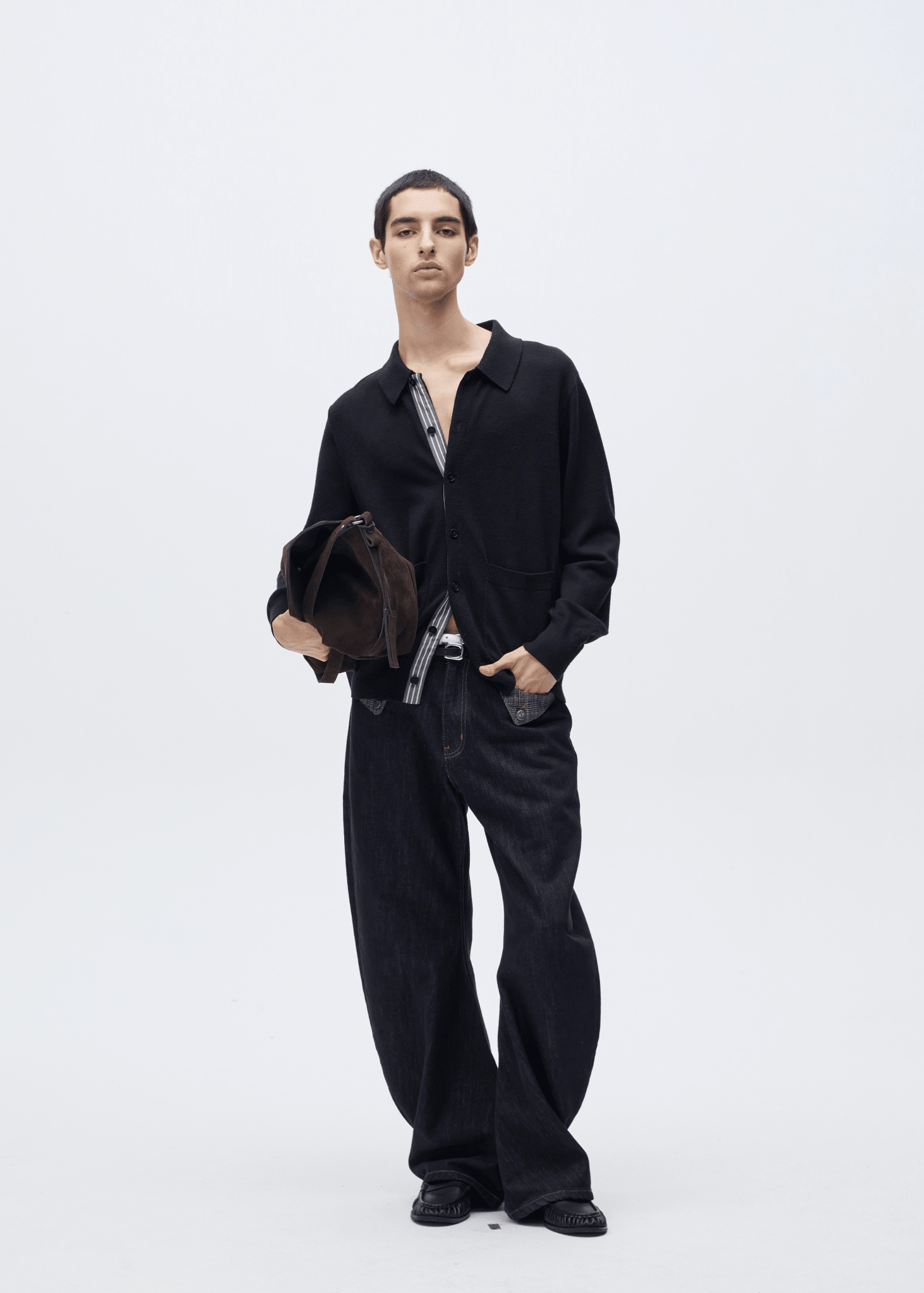 Wide - Leg Curved Jeans - Rick Circus