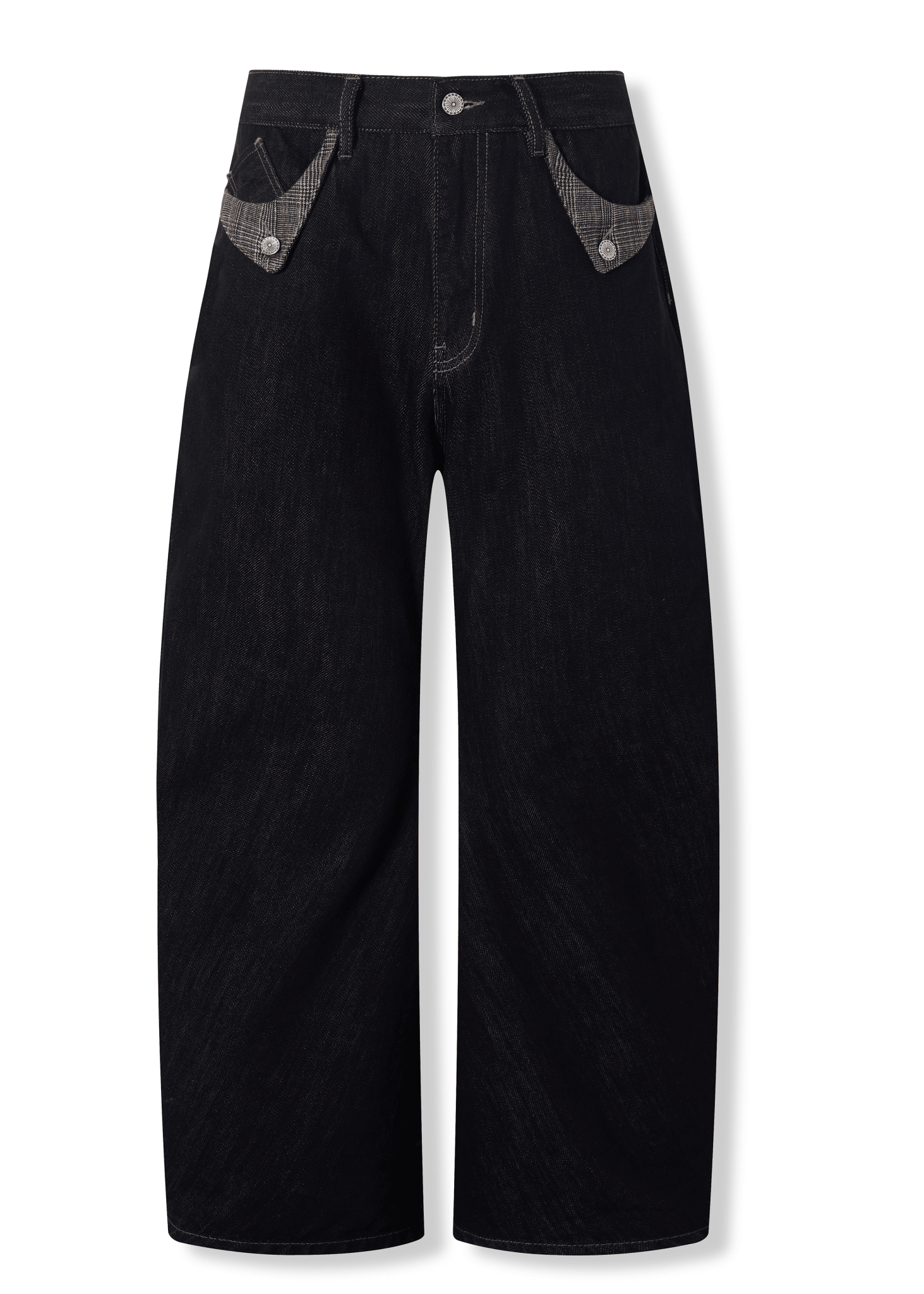 Wide - Leg Curved Jeans - Rick Circus