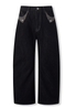 Wide - Leg Curved Jeans - Rick Circus
