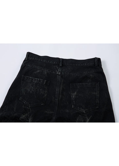 Wide - Leg Denim Pants - Rick Circus