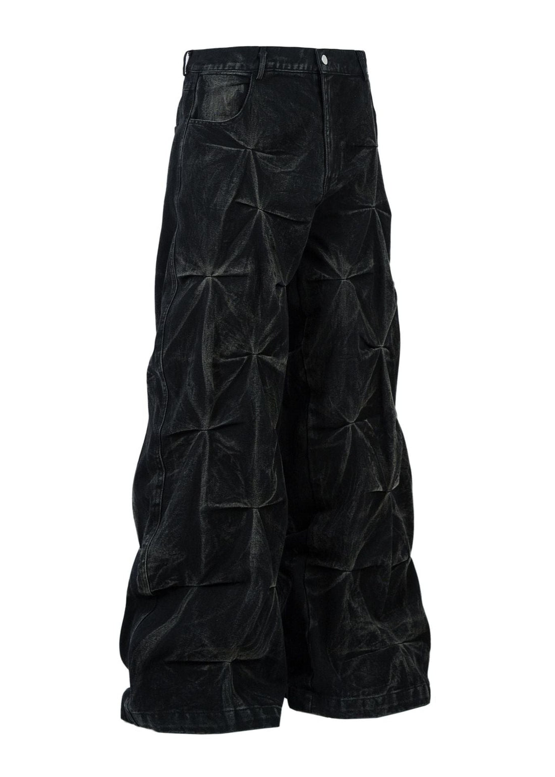 Wide - Leg Denim Pants - Rick Circus