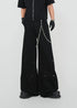 Wide - Leg Draped Straight Pants - Rick Circus