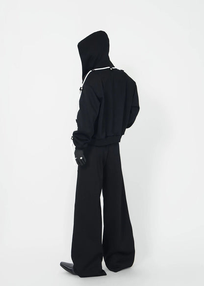 Wide - Leg Drawstring Pants - Rick Circus