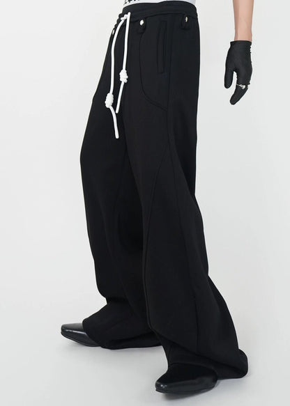 Wide - Leg Drawstring Pants - Rick Circus