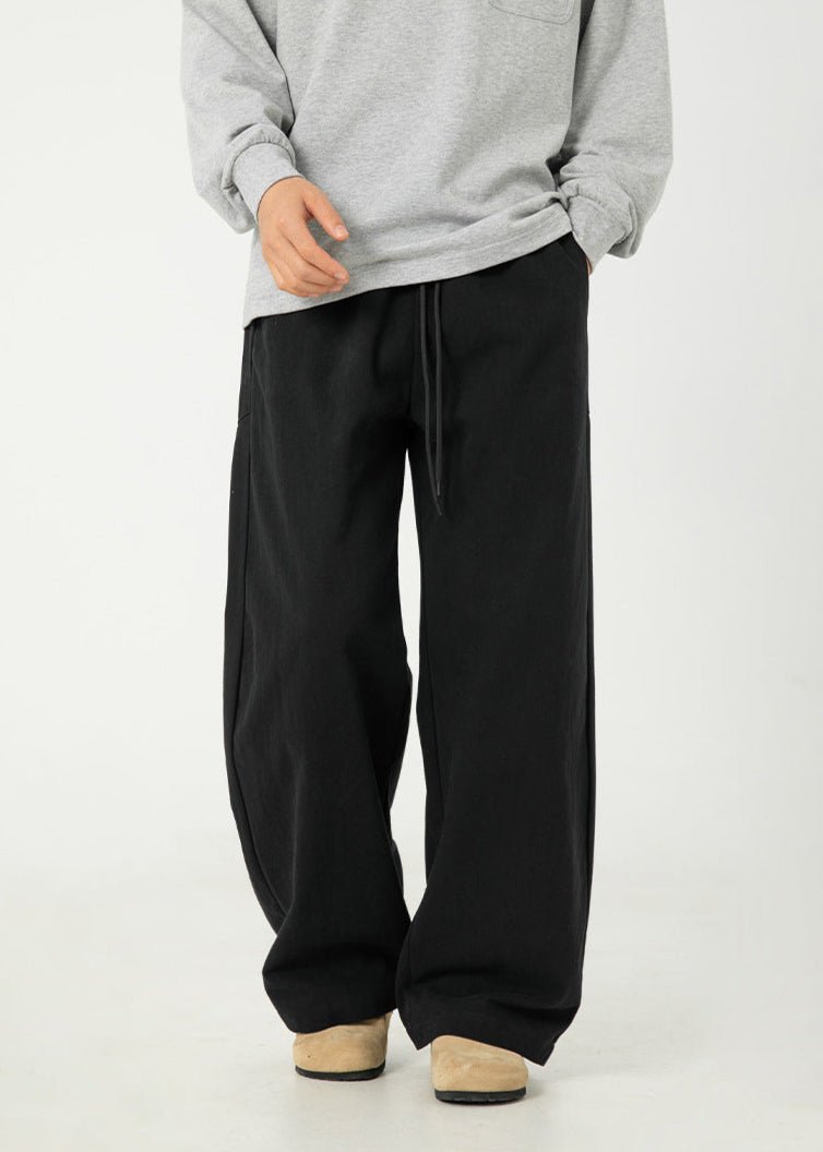 Wide - Leg Drawstring Pants &quot;Boys Don’t Lie&quot; - Rick Circus