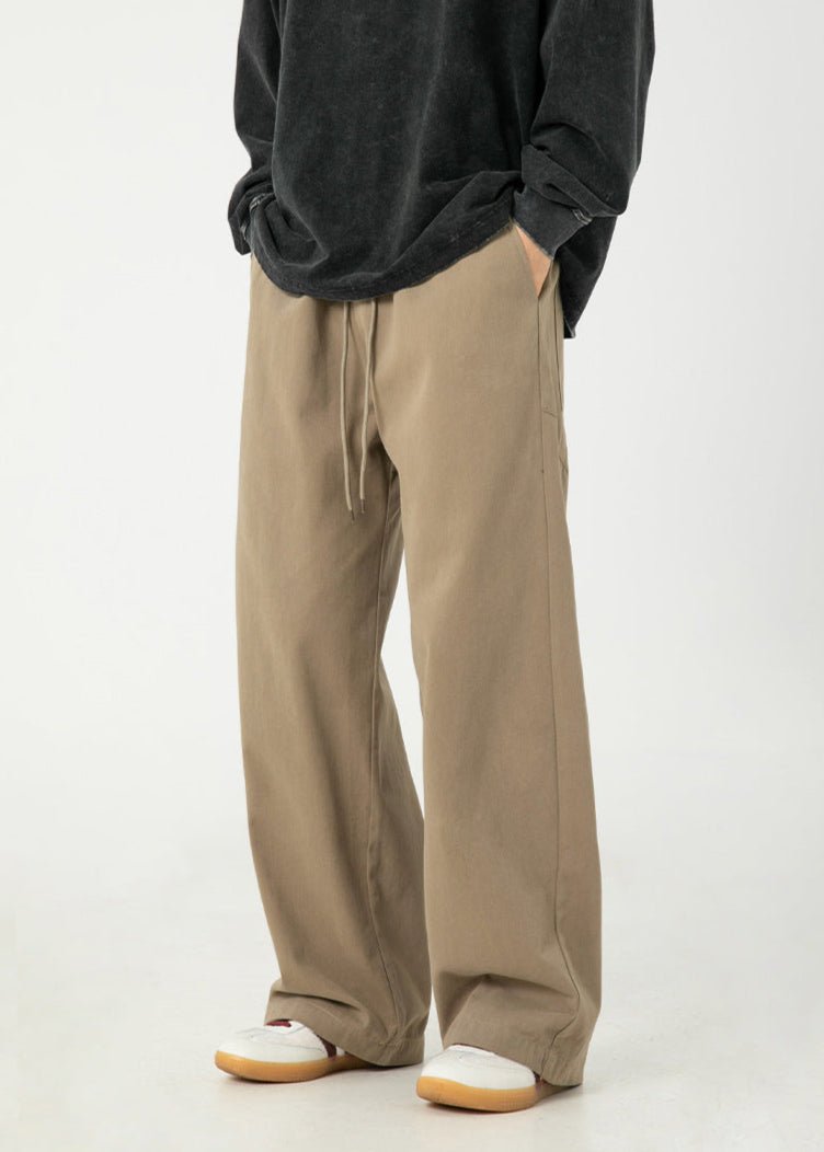 Wide - Leg Drawstring Pants &quot;Boys Don’t Lie&quot; - Rick Circus