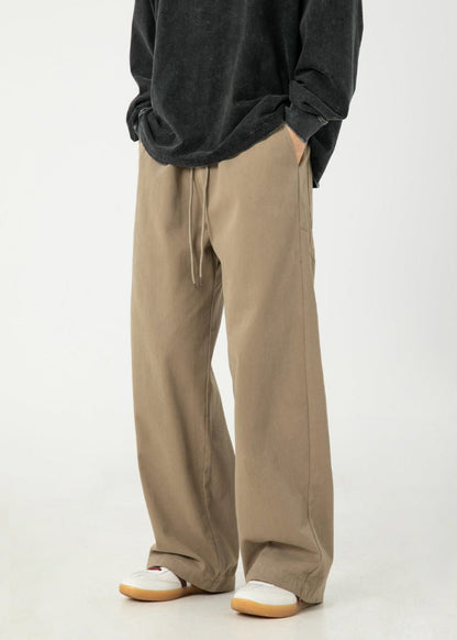 Wide - Leg Drawstring Pants &quot;Boys Don’t Lie&quot; - Rick Circus