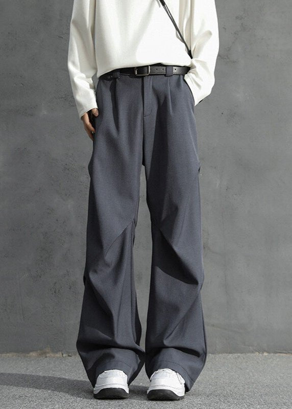 Wide - Leg Geometric Pleated Trousers - Rick Circus