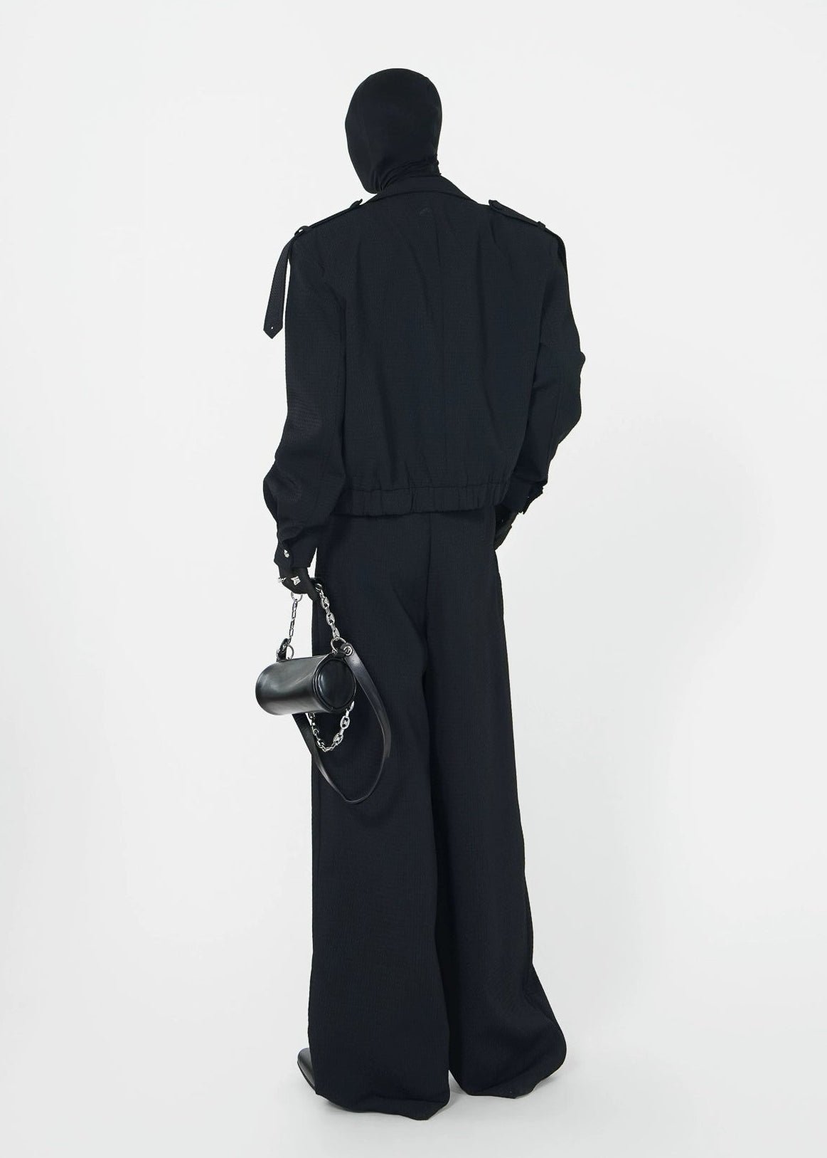 Wide - Leg Pleated Pants - Rick Circus