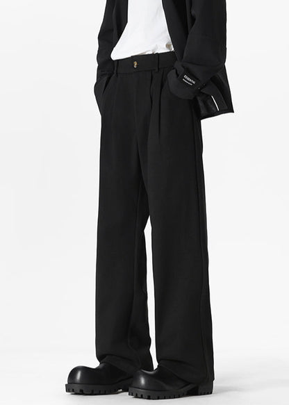 Wide - Leg Pleated Pants - Rick Circus