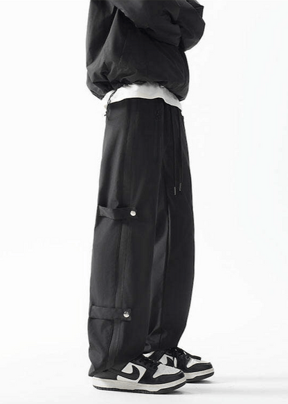 Wide - Leg Utility Pants - Rick Circus